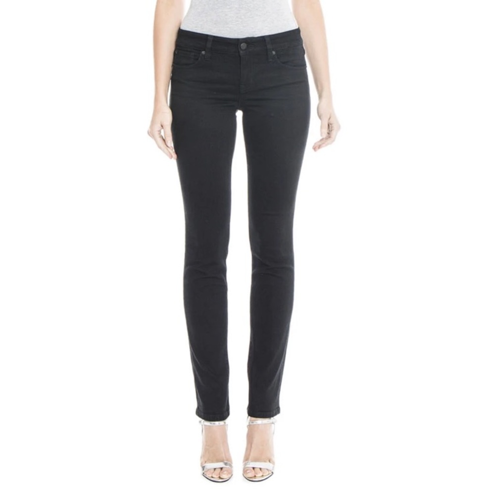 Level 99 Skinny Straight Black Denim